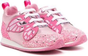 Sophia Webster Mini Chiara sneakers met glitter Roze