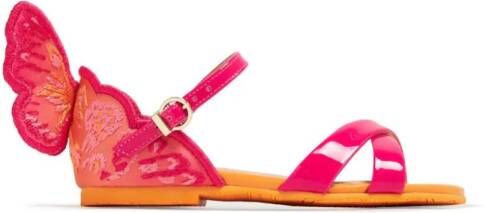 Sophia Webster Mini Chiara leren sandalen Roze