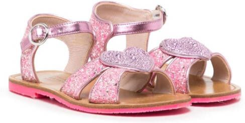 Sophia Webster Mini Leren sandalen Roze