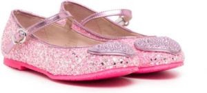Sophia Webster Mini Ballerina's met glitters Roze