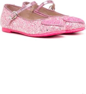 Sophia Webster Mini Ballerina's met glitter Roze