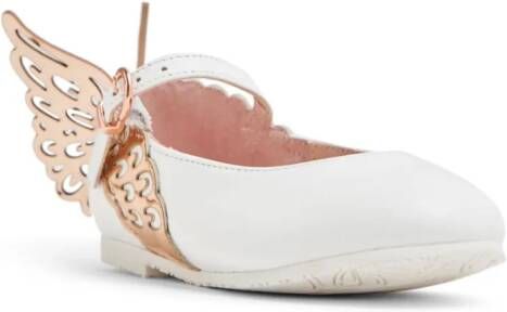 Sophia Webster Mini Leren ballerina's Beige