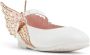 Sophia Webster Mini Leren ballerina's Beige - Thumbnail 1