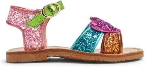 Sophia Webster Mini Leren sandalen Veelkleurig