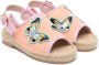 Sophia Webster Mini Sandalen met geborduurde vlinder Oranje - Thumbnail 1