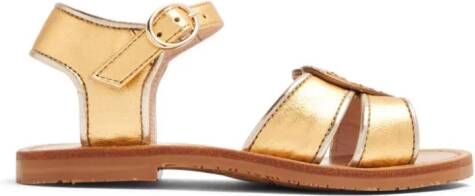 Sophia Webster Mini Sandalen van imitatieleer Goud