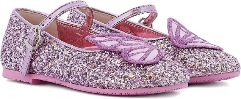 Sophia Webster Mini Butterfly ballerina's Paars