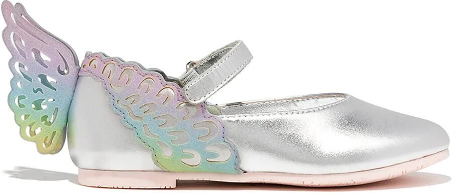 Sophia Webster Mini Evangeline ballerina's met vleugeldetail Zilver