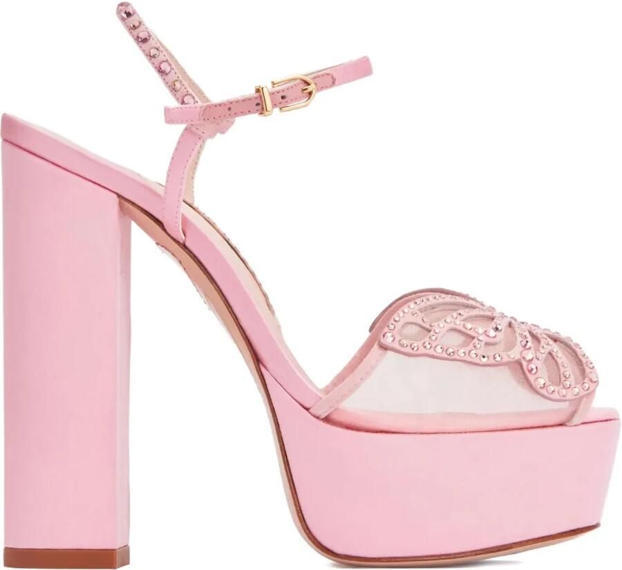 Sophia Webster 130 mm Farfalla sandalen Roze