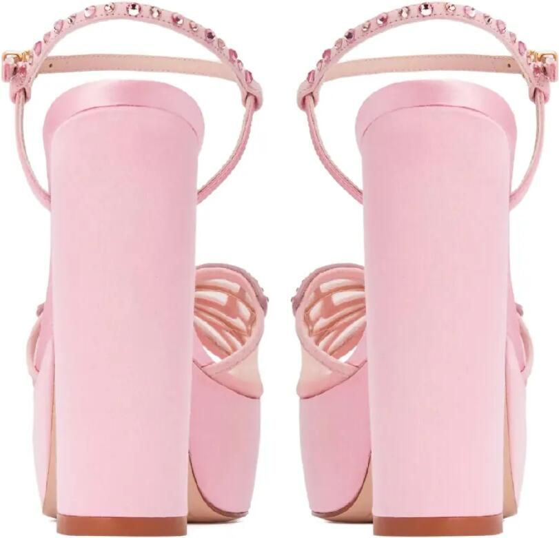 Sophia Webster 130 mm Farfalla sandalen Roze - Foto 5