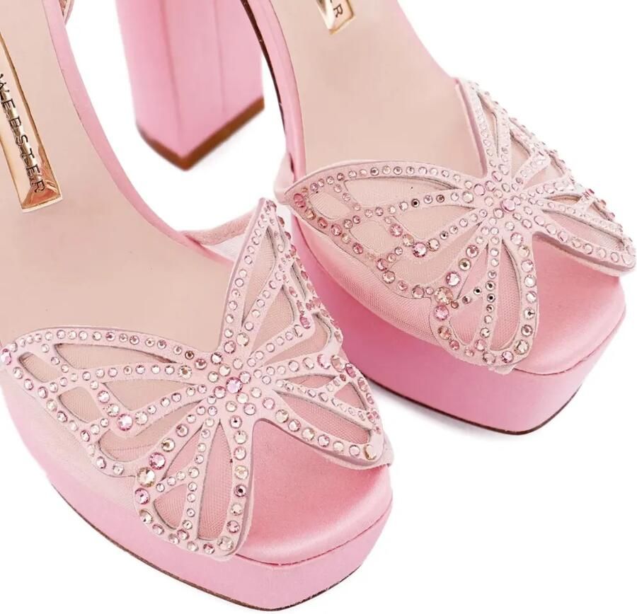 Sophia Webster 130 mm Farfalla sandalen Roze - Foto 2