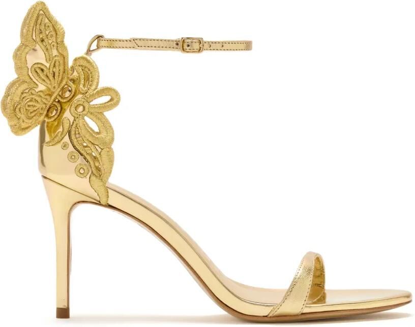 Sophia Webster Chiara Broderie sandalen Goud