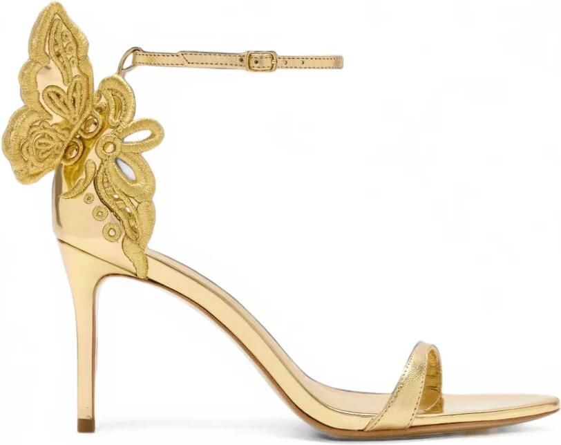 Sophia Webster Chiara Broderie sandals Goud