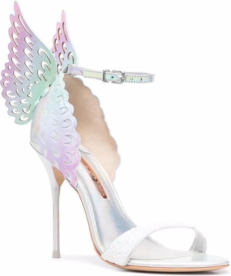 Sophia Webster Evangeline stiletto sandalen Zilver - Foto 2