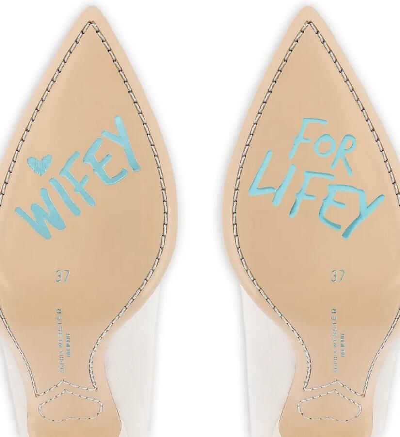 Sophia Webster Rosette pumps met parel Wit - Foto 2