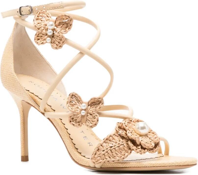 Sophia Webster Titania sandalen met hak Beige - Foto 3