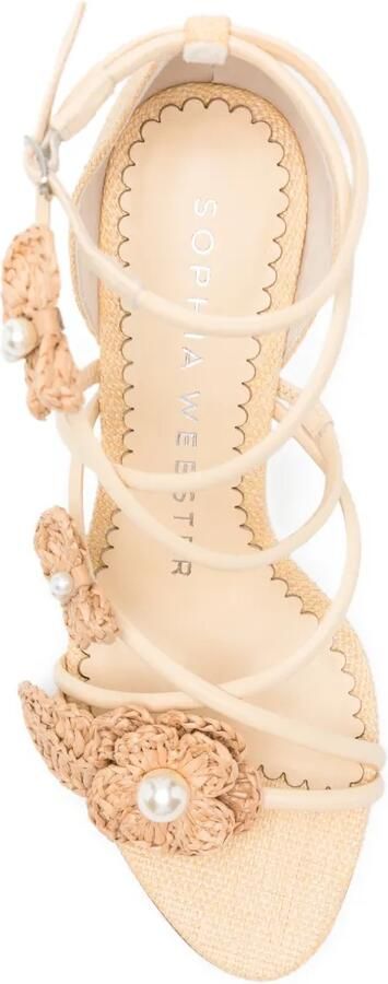 Sophia Webster Titania sandalen met hak Beige - Foto 4