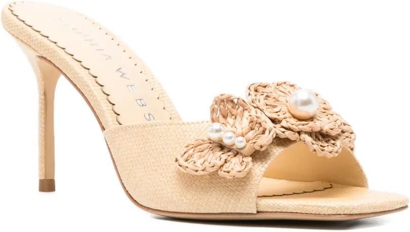 Sophia Webster Titania sandalen met hak Beige - Foto 2