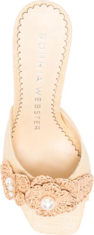 Sophia Webster Titania sandalen met hak Beige - Foto 3