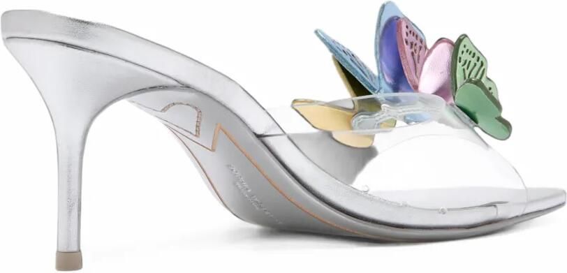 Sophia Webster Vanessa butterfly-appliqué low sandals Zilver - Foto 4