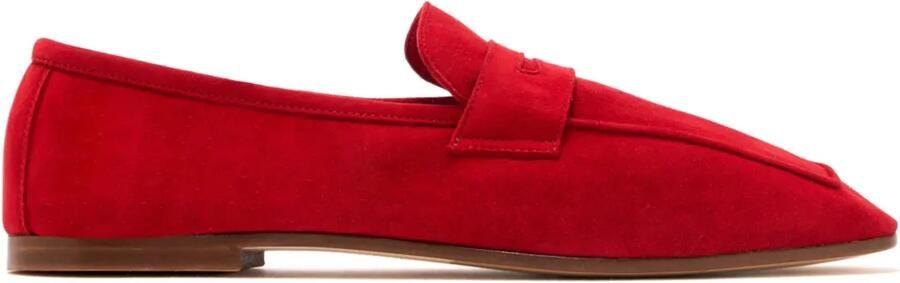 Sophique Milano Suède loafers Rood