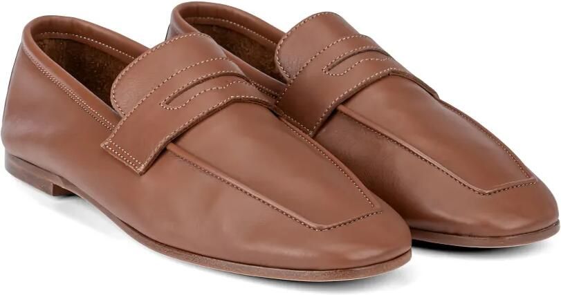 SOPHIQUE Essenziale leren loafers Bruin - Foto 4