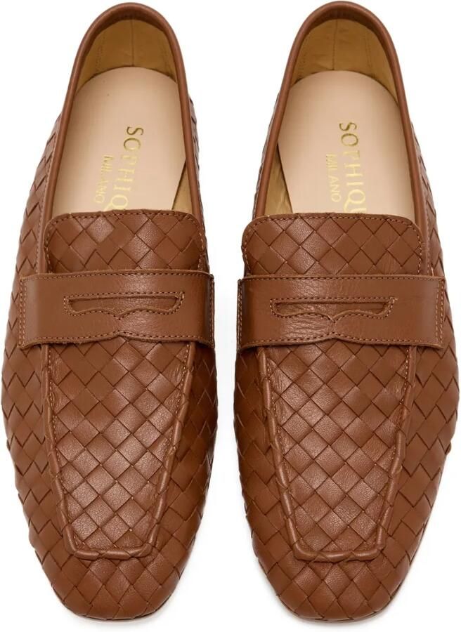 SOPHIQUE Essenziale penny loafers Bruin - Foto 3