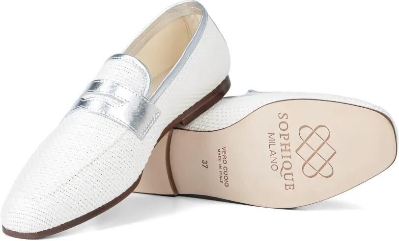 SOPHIQUE Essenziale penny loafers Wit - Foto 3