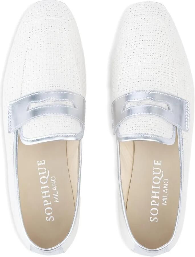 SOPHIQUE Essenziale penny loafers Wit - Foto 2