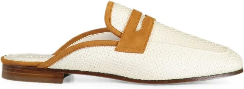 SOPHIQUE Riviera raffia muiltjes Beige