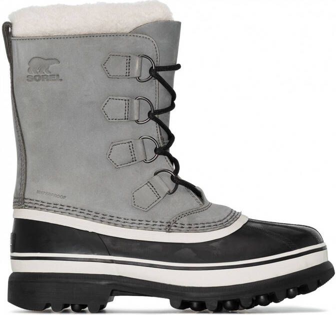 SOREL Caribou leren laarzen Grijs
