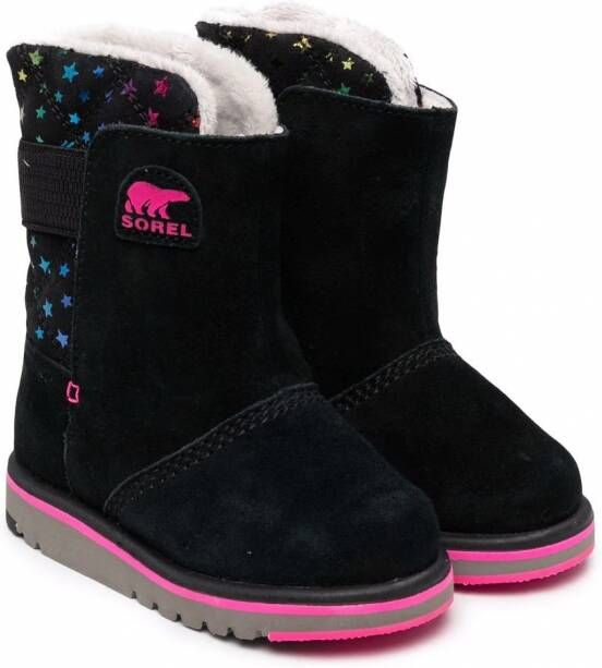SOREL Rylee snowboots met klittenband Zwart