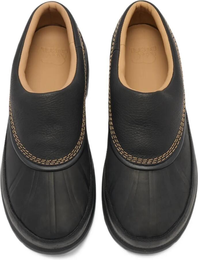 SOREL Ambler contrast-stitched leather mules Zwart - Foto 3