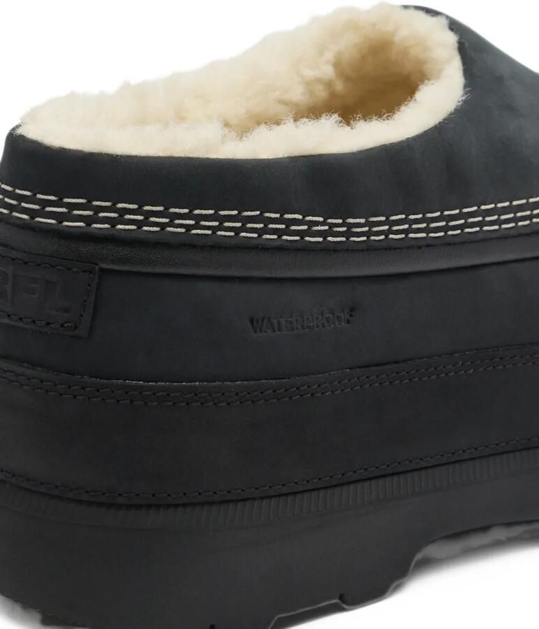 SOREL Ambler suede contrast-stitch mules Zwart - Foto 2