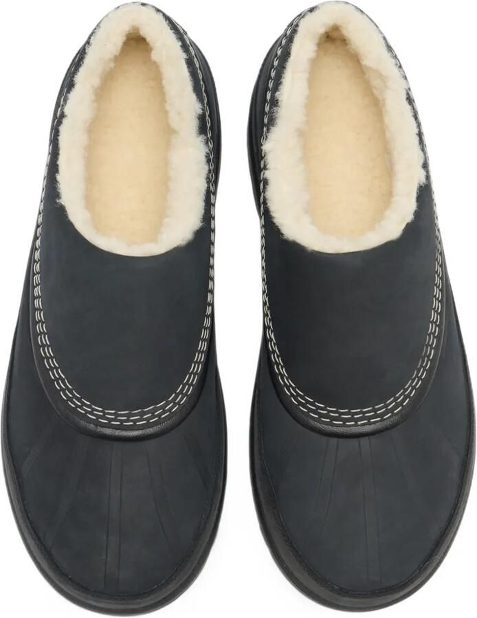 SOREL Ambler suede flat mules Zwart