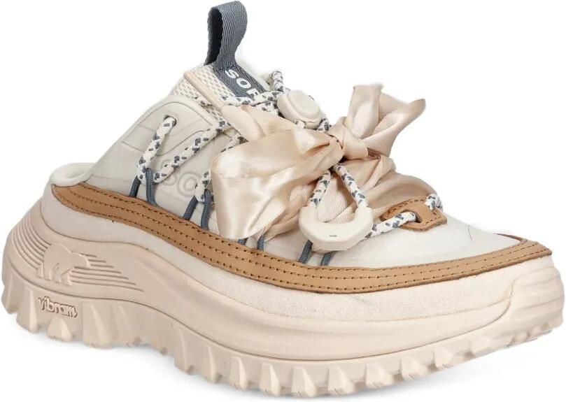 SOREL Callsign muiltjes met chunky zool en strikdetail Beige - Foto 3