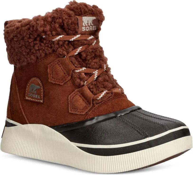SOREL Enkellaarzen met vlakken Bruin