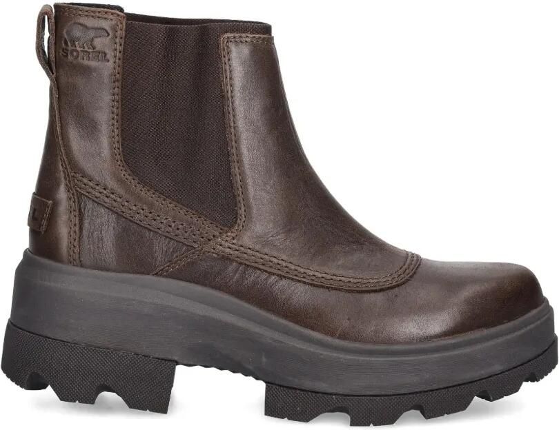 SOREL Joan Chelsea laarzen met treklip Bruin