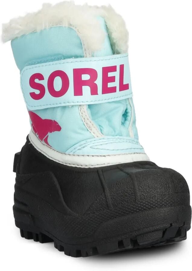 SOREL KIDS Laarzen van imitatiebont met klittenband Blauw