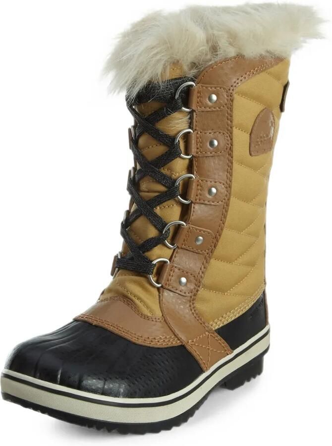 SOREL KIDS Tofino II laarzen met afwerking van imitatiebont Bruin