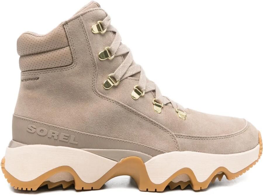 SOREL Kinetic combat boots met chunky zool Bruin
