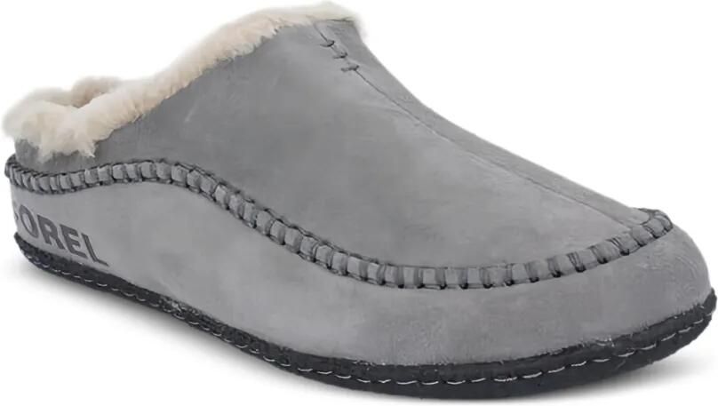 SOREL Lammy slippers met stiksels Grijs