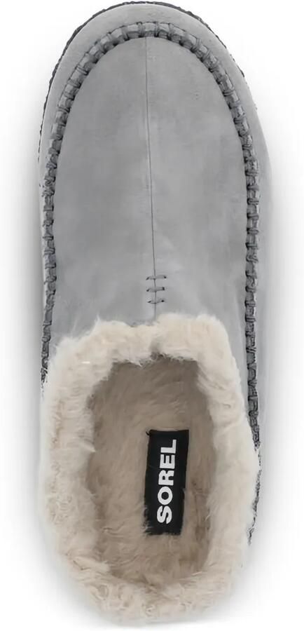 SOREL Lammy slippers met stiksels Grijs - Foto 3