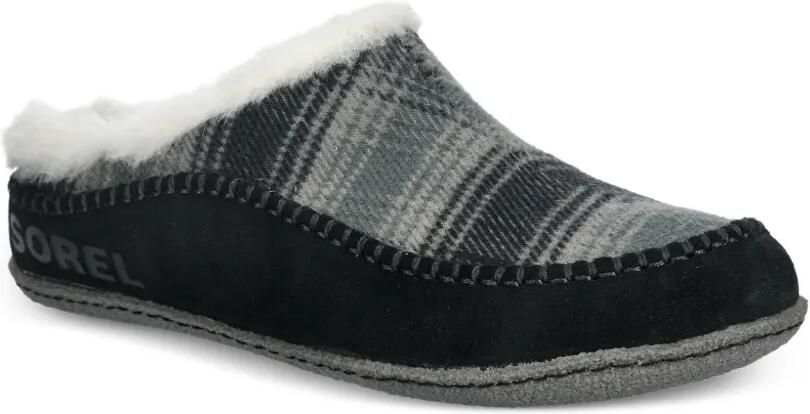 SOREL Lanner Ridge geruite slippers met fleecevoering Grijs - Foto 3