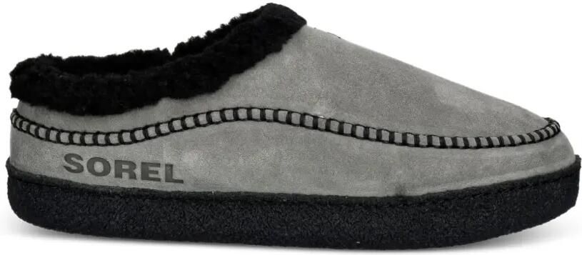 SOREL Lanner Ridge™ III slippers met lammy afwerking en festonstiksels Grijs