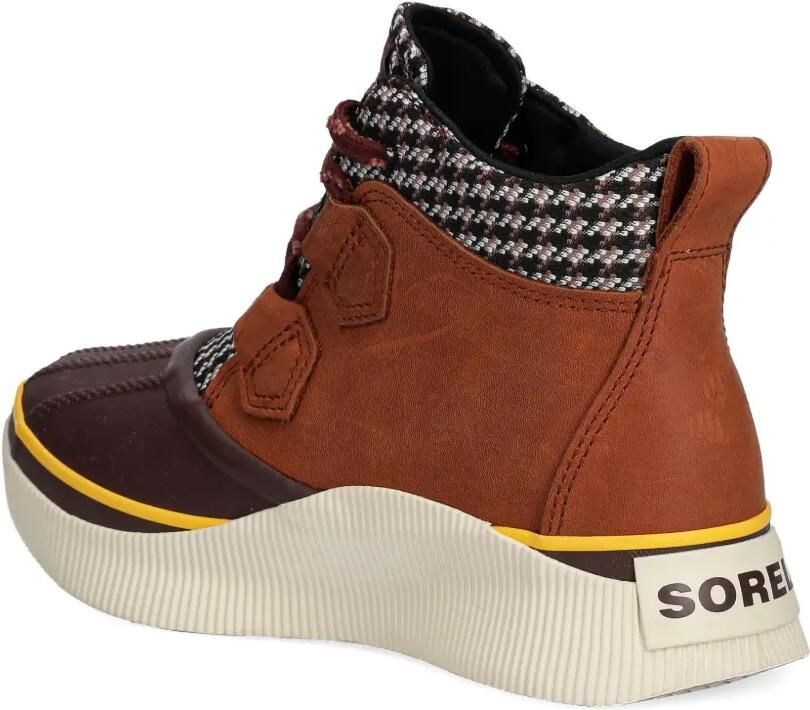 SOREL Out N About laarzen met pied-de-poule patroon Bruin - Foto 2