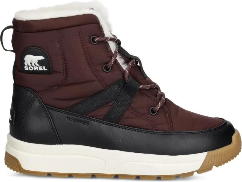 SOREL quilted panelled boots Rood