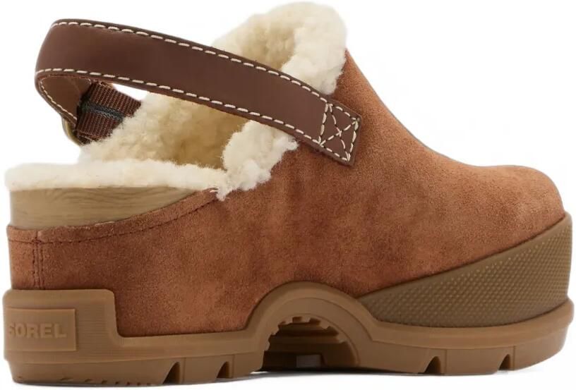 SOREL Roam'n Clog Cozy suede heeled mules Bruin - Foto 4