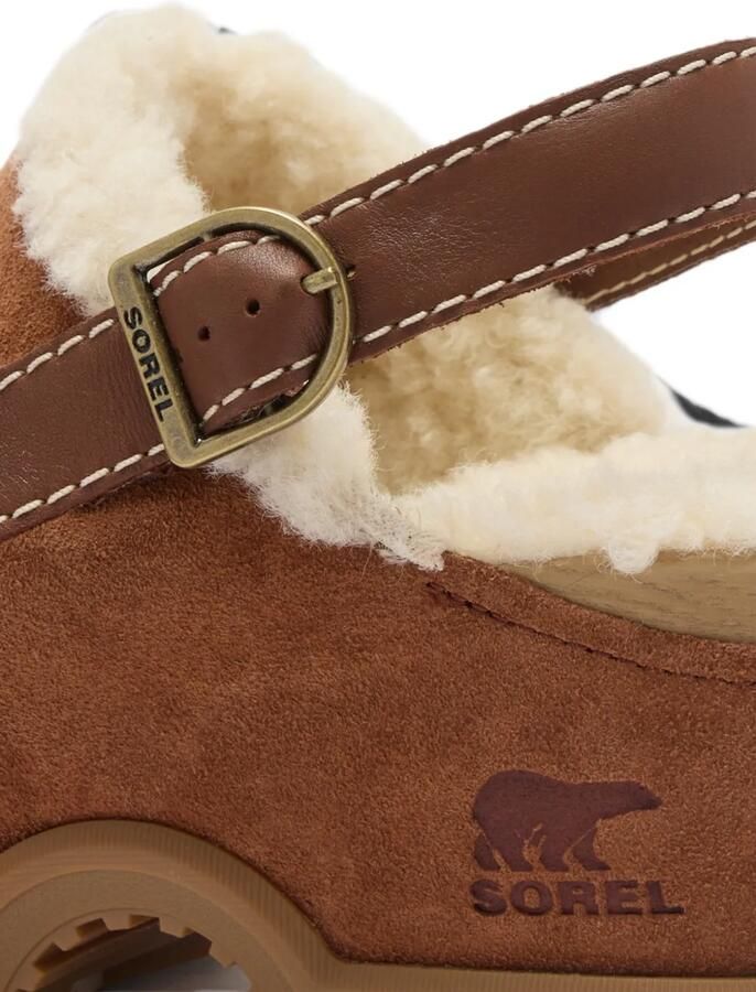 SOREL Roam'n Clog Cozy suede heeled mules Bruin - Foto 2