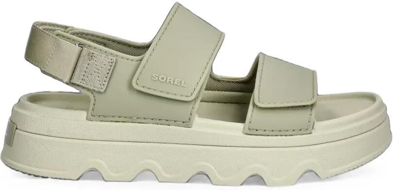 SOREL Sandalen met plateauzool Groen